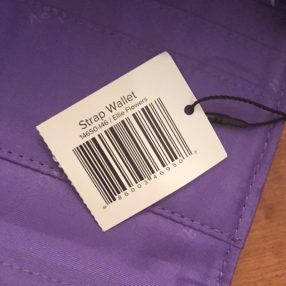 NWT Vera Bradley Strap wallet /ID Ellie Flowers - Picture 6 of 7